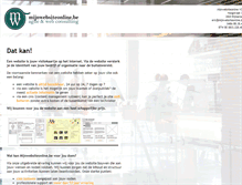 Tablet Screenshot of mijnwebsiteonline.be